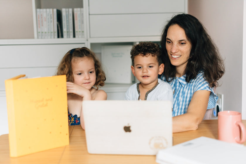 Working from home: two moms, two ways