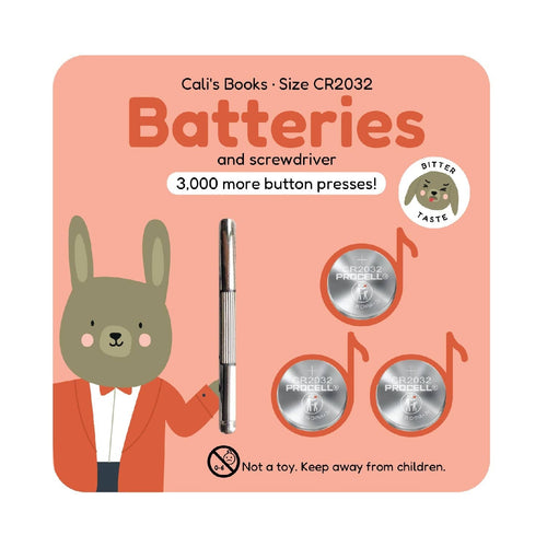 Cali's Books Batteries CR2032 Bitter Taste Battery Replacement Kit