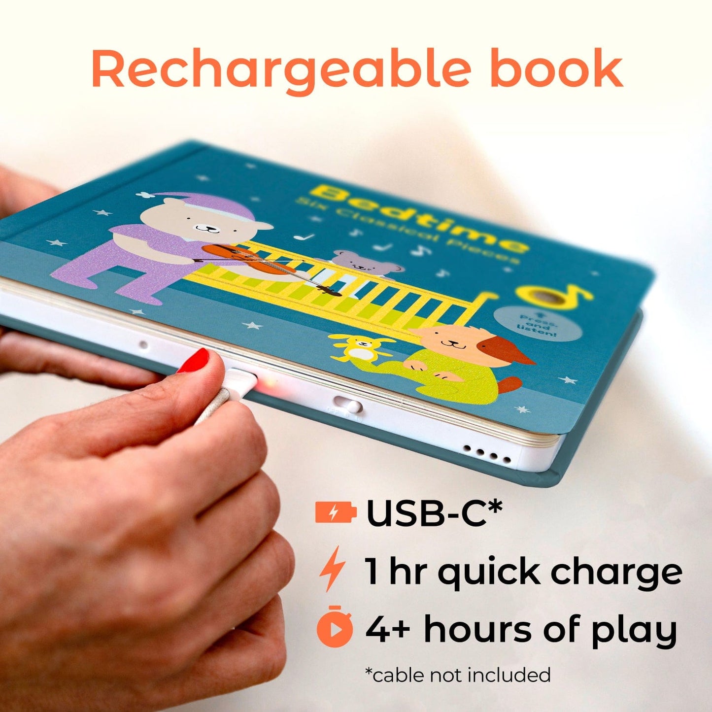 Cali's Books Sound Books Bedtime Six Classical Pieces - Rechargeable