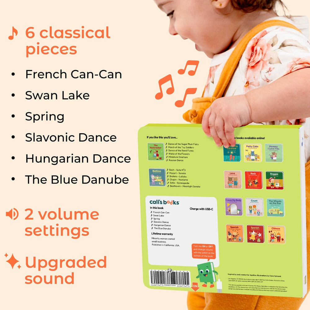 Cali's Books Sound Books Dance to Classical Music - Rechargeable