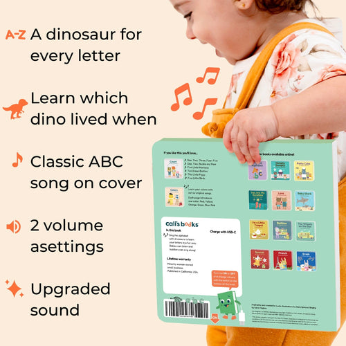 Cali's Books Sound Books Dinosaur Alphabet - Rechargeable