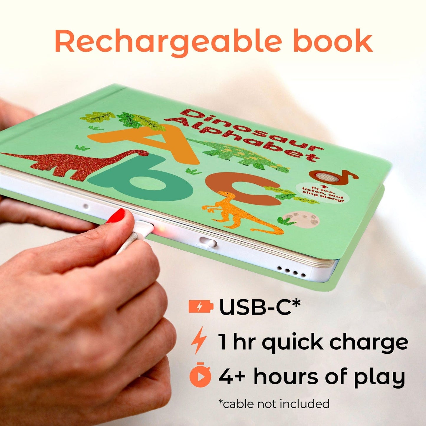 Cali's Books Sound Books Dinosaur Alphabet - Rechargeable