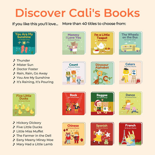 Cali's Books Sound Books Easter Nursery Rhymes