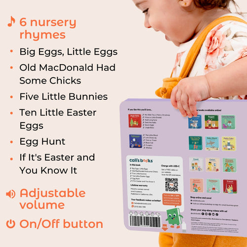 Cali's Books Sound Books Easter Nursery Rhymes - Rechargeable