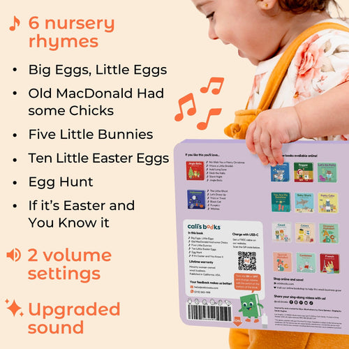 Cali's Books Sound Books Easter Nursery Rhymes - Rechargeable