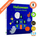 Cali's Books Sound Books Halloween Nursery Rhymes Glow-in-the-Dark - Rechargeable sound book