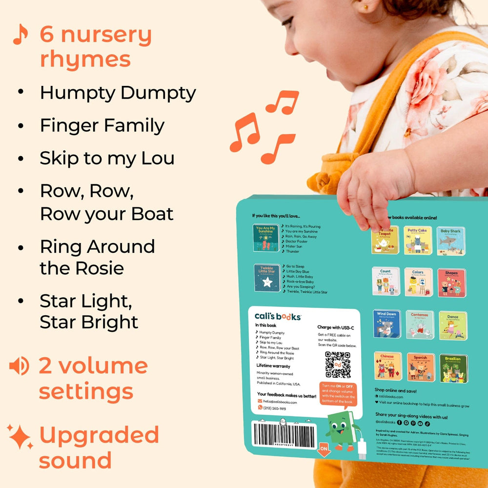 Cali's Books Sound Books Humpty Dumpty - Rechargeable