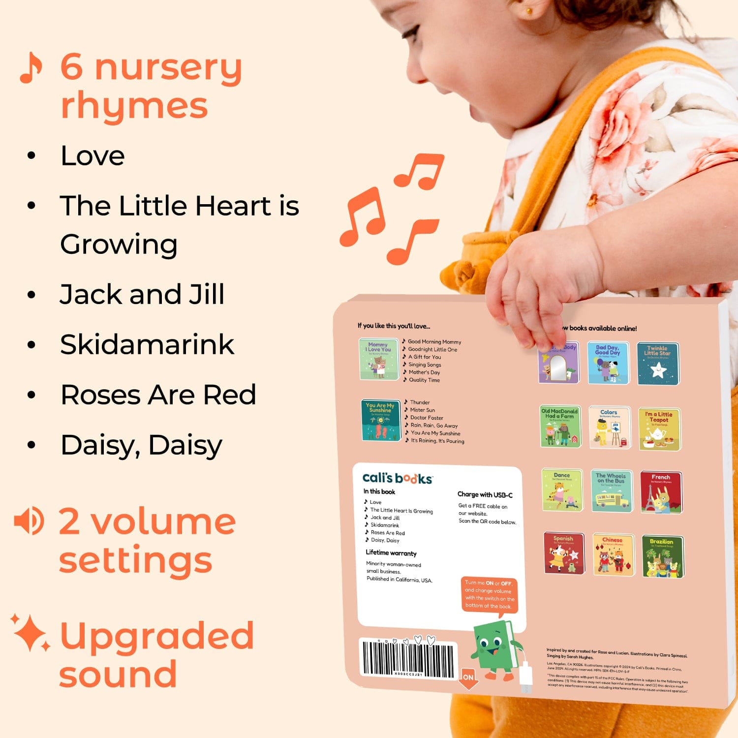 Love Nursery Rhymes - Rechargeable Sound Book