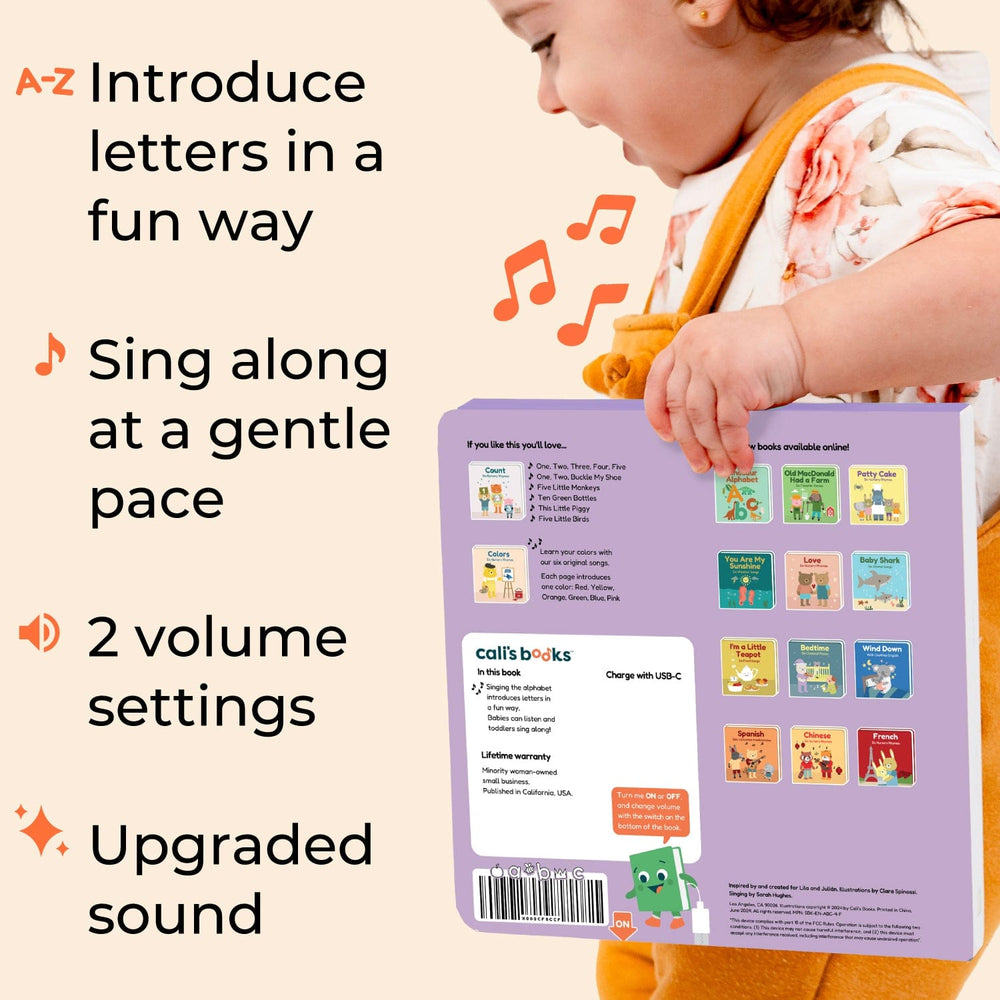 Cali's Books Sound Books Sing The Alphabet - Rechargeable