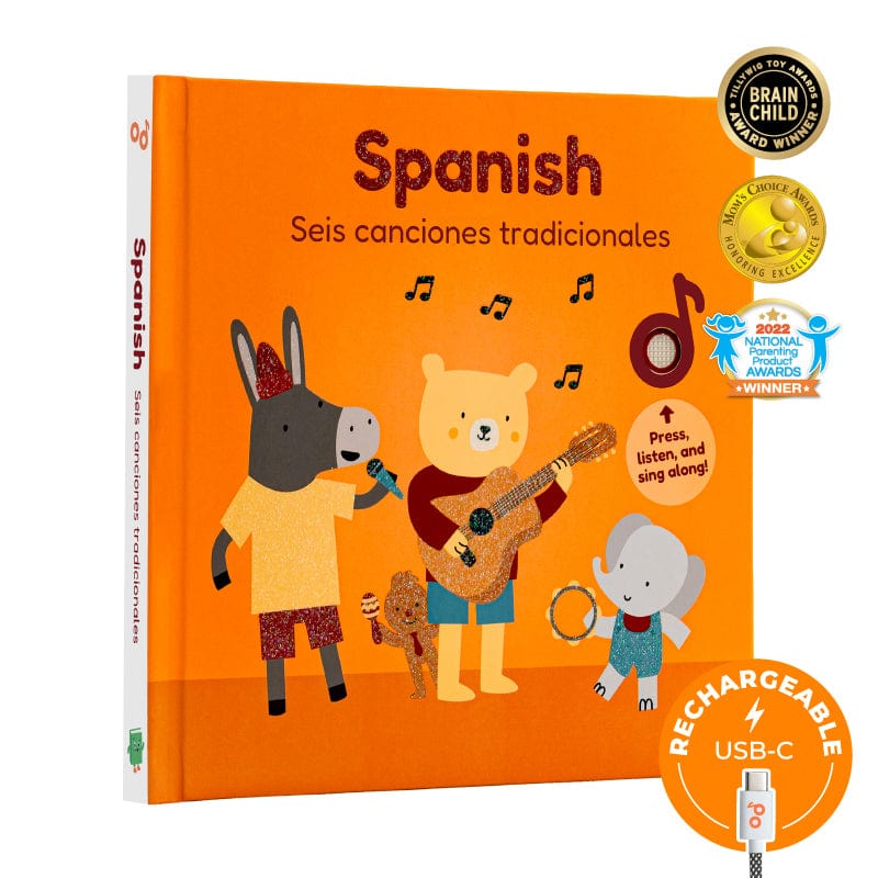 Cali's Books Sound Books Spanish Nursery Rhymes - Rechargeable