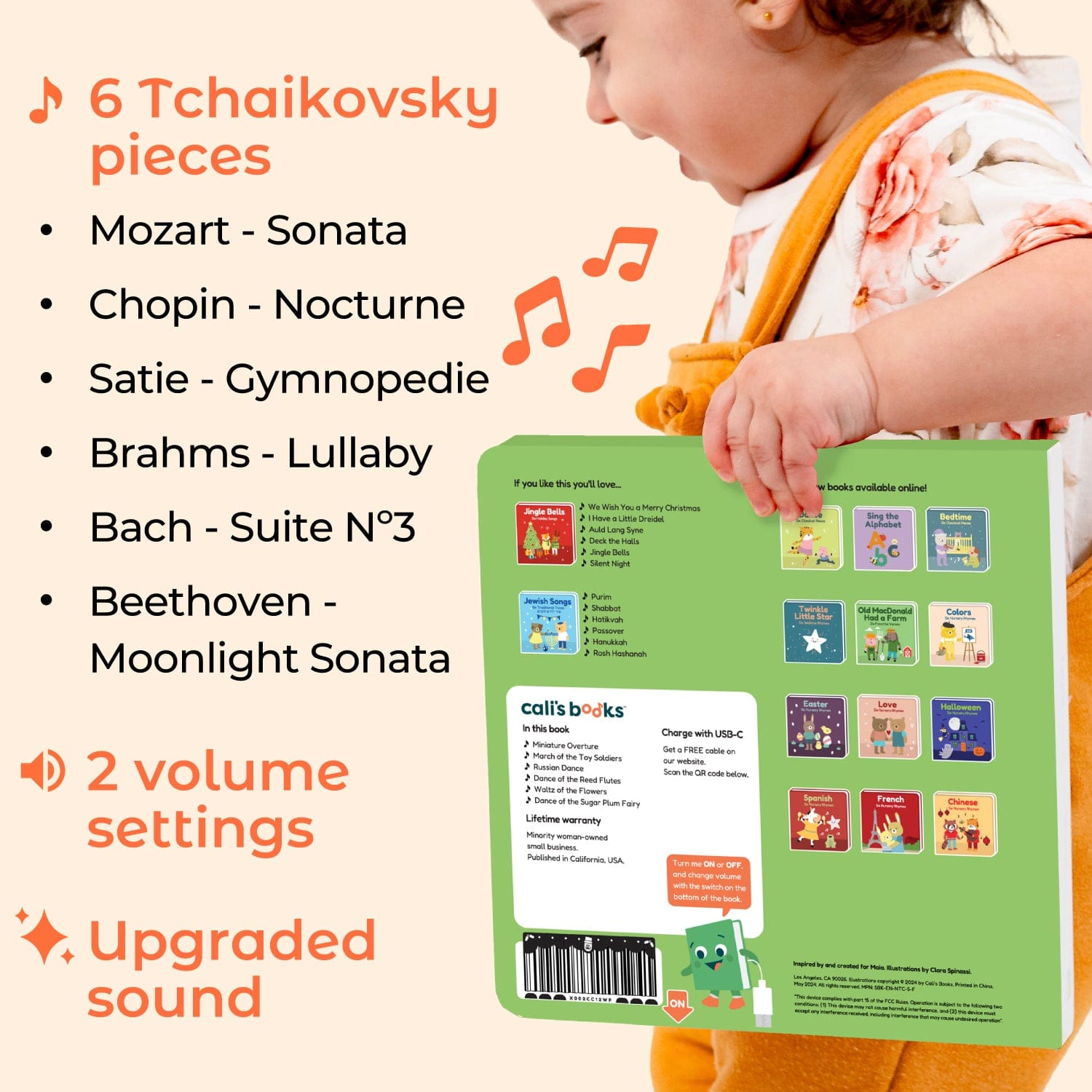 The Nutcracker Tchaikovsky - Rechargeable Sound Book