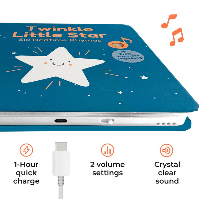 Cali's Books Sound Books Twinkle Little Star - Rechargeable Sound Book