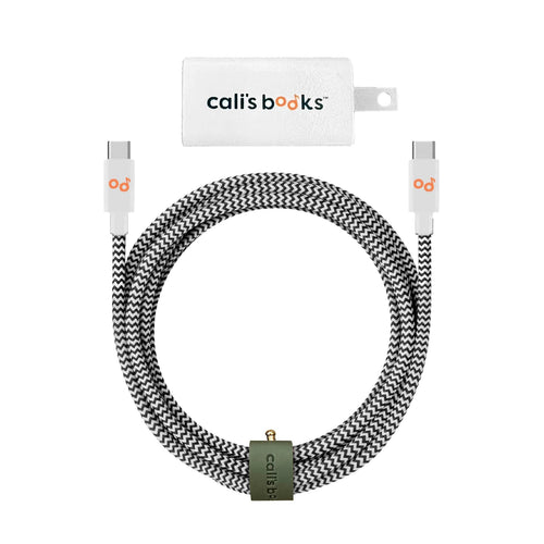 Cali's Books USB-C Charger & Cable